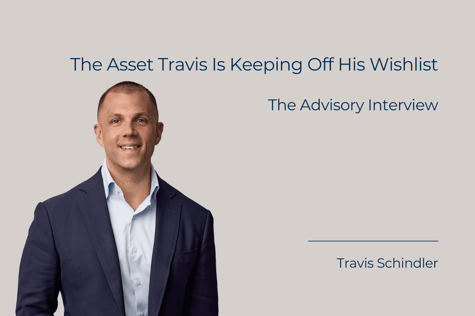 The Asset Travis Is Keeping Off His Wishlist